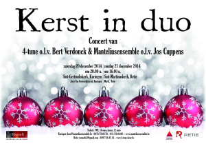 affiche Kerst in duo